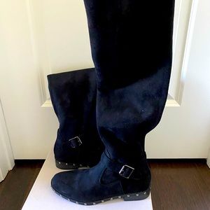 New Black Suede Boots size 37 CafeNoire